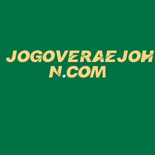 Logo da JOGOVERAEJOHN